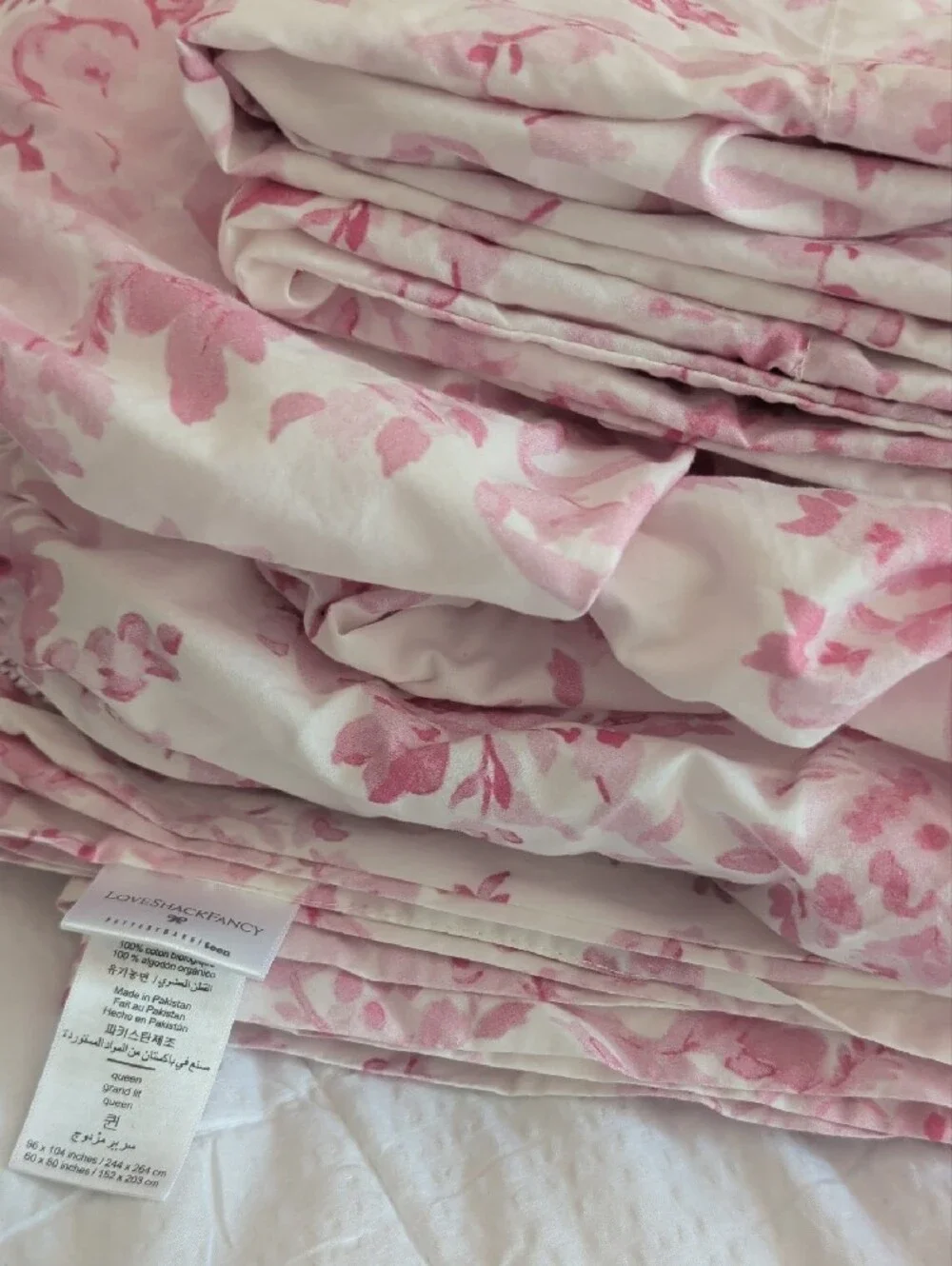 LoveShackFancy By Pottery Teen Queen Sheet Set